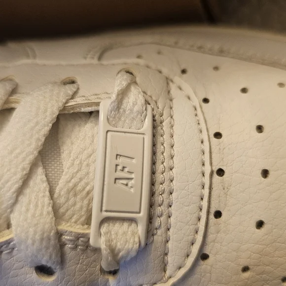 Nike Air Force 1 Low 07' Iridescent Swoosh White Men's Size 6 Sneakers - Picture 5 of 14